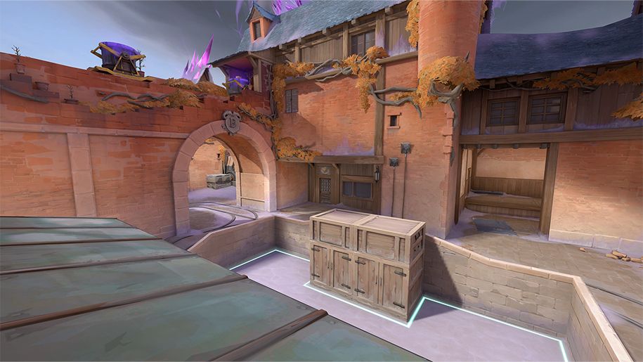 Valorant map — Haven site control